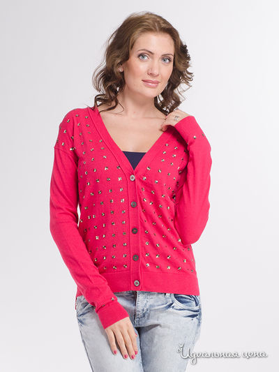 Кардиган Juicy Couture, цвет розовый
