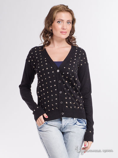 Кардиган Juicy Couture, цвет черный