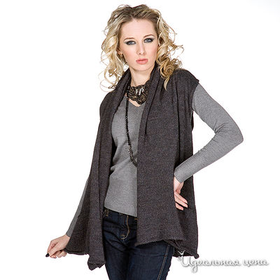 Жилет AgathaNiroWillGrace, цвет цвет темно-серый