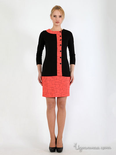 Джемпер Lissa, цвет черный, коралловый