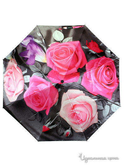 Зонт Flioraj, цвет черный, розовый