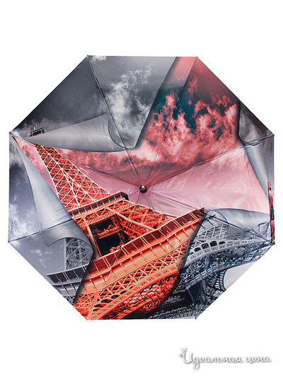 Зонт Flioraj, цвет серый, красный