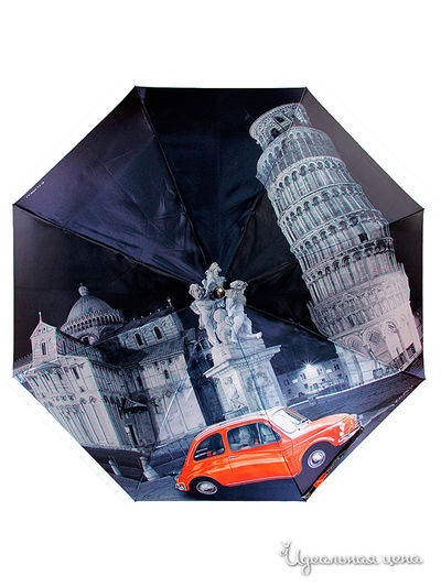 Зонт Flioraj, цвет черный, красный