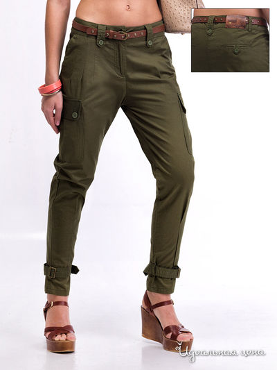 Брюки Viaggio Donna, цвет хаки