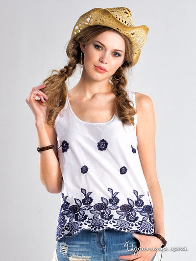 Топ Viaggio Donna, цвет белый