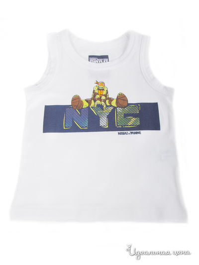 Майка Button Blue, цвет белый