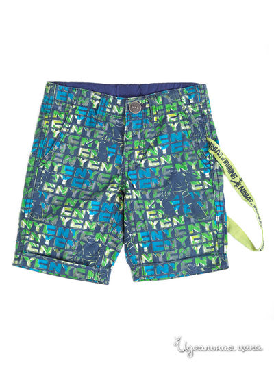 Шорты Button Blue, цвет темно-синий с орнаментом