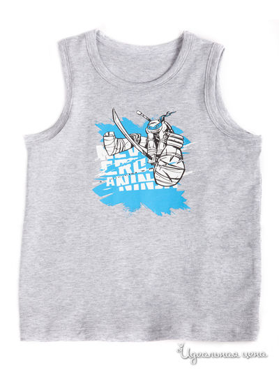 Майка Button Blue, цвет серый