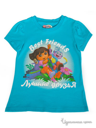 Футболка Button Blue, цвет бирюзовый