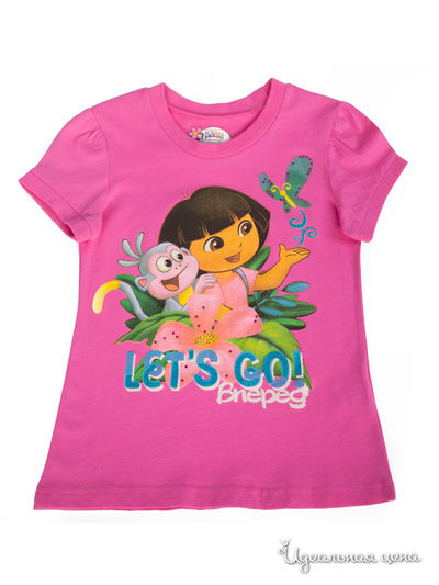 Футболка Button Blue, цвет ярко-розовый