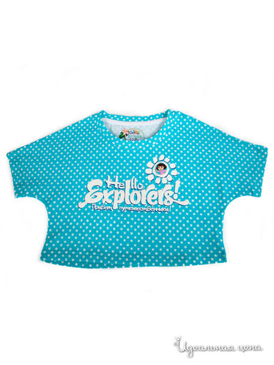 Футболка Button Blue, цвет бирюзовый