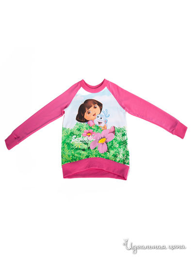 Толстовка Button Blue, цвет ярко-розовый