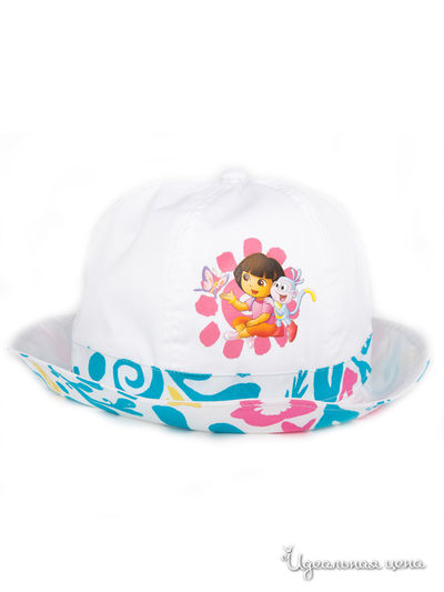 Панама Button Blue, цвет белый