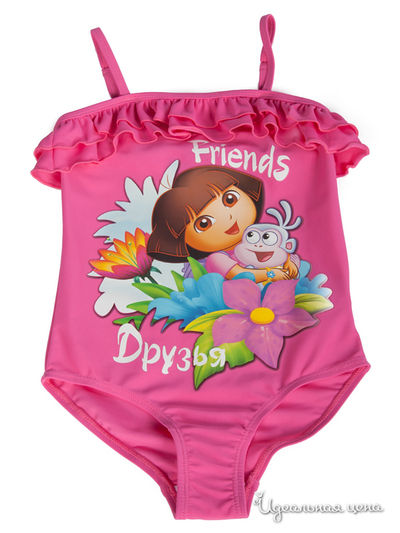 Купальник Button Blue, цвет ярко-розовый