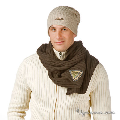 Шарф Marlboro Classics, цвет цвет коричневый