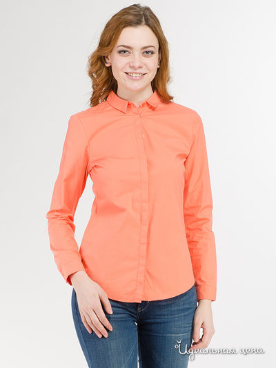 Блуза Calvin Klein, цвет коралловый
