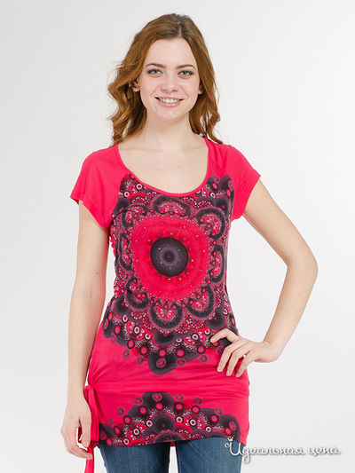 Туника Desigual, цвет малиновый
