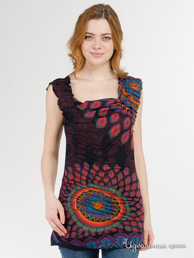 Туника Desigual, цвет мультиколор