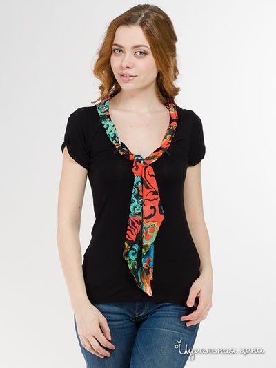 Футболка Fornarina, цвет черный