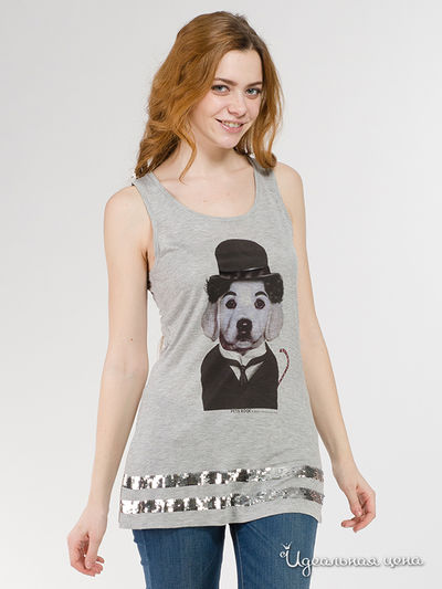 Топ Passport, цвет серый