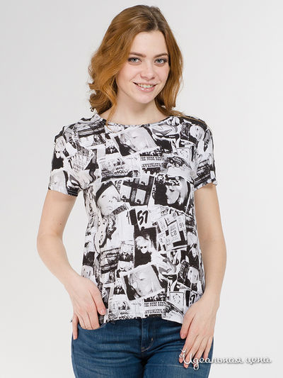 Футболка Pepe Jeans London, цвет черный, белый