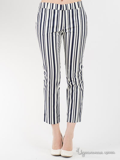 Брюки Pepe Jeans London, цвет синий, молочный