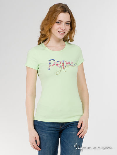 Футболка Pepe Jeans London, цвет салатовый