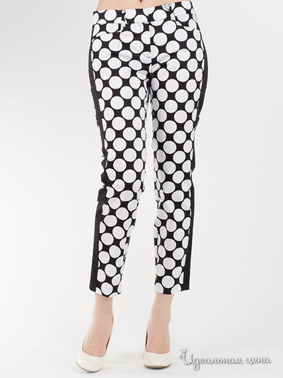 Брюки S.Oliver, цвет черный, белый