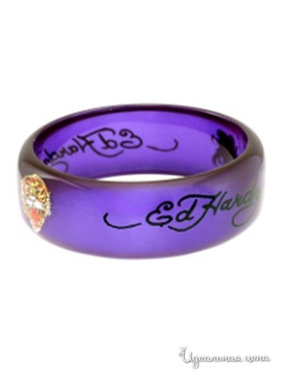 Браслет Ed Hardy, цвет фиолетовый