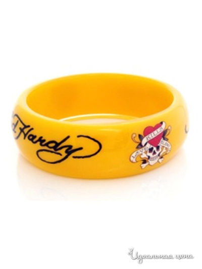 Браслет Ed Hardy, цвет желтый
