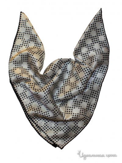 Платок Passigatti, цвет молочный, черный