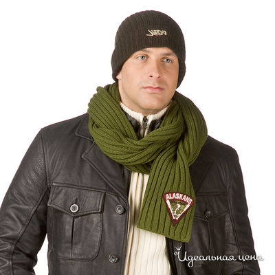 Шарф Marlboro Classics, цвет цвет зеленый