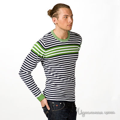 Джемпер Energie, цвет цвет черный / белый / зеленый