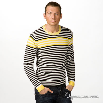 Джемпер Energie, цвет цвет черный / белый / желтый