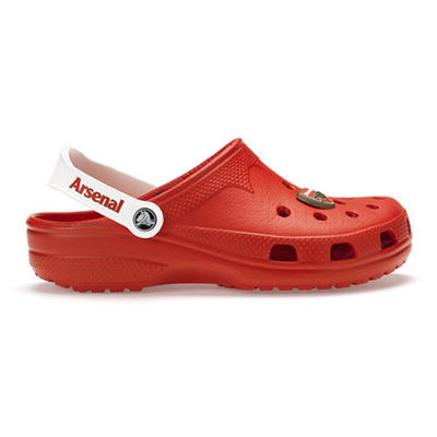 Сабо Crocs, цвет цвет красный / белый