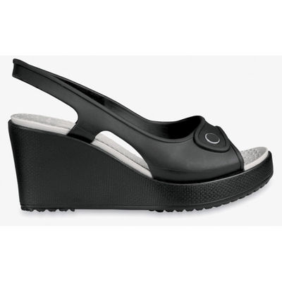 Босоножки Crocs, цвет цвет черный