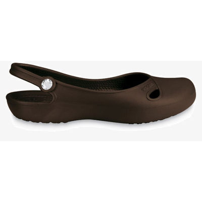 Туфли Crocs, цвет цвет темно-коричневый
