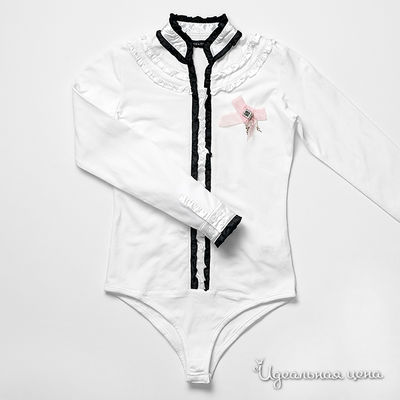 Блуза-боди Fun&Fun girl, цвет цвет белый