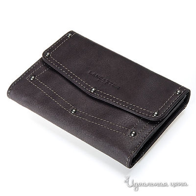 Кошелек Lancaster, цвет цвет серо-коричневый