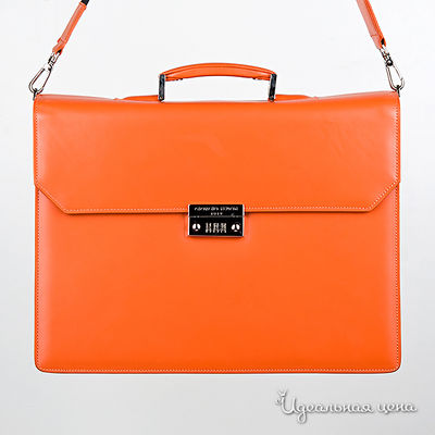 Портфель Giorgio Fedon, цвет цвет оранжевый