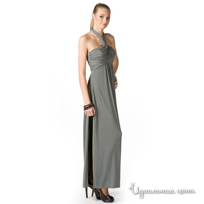 Платье Bebe, цвет цвет серебристый