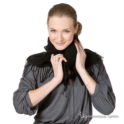 Шарф черный Renato Balestra