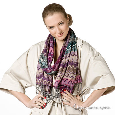 Шарф Renato Balestra, цвет цвет фиолетовый