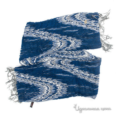 Шарф Renato Balestra, цвет цвет синий / белый