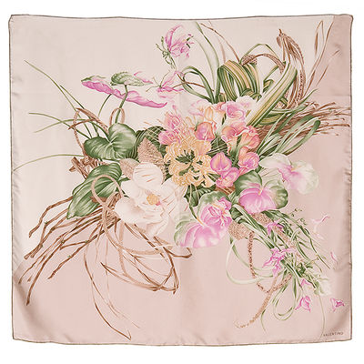 Платок Valentino, цвет цвет розовый