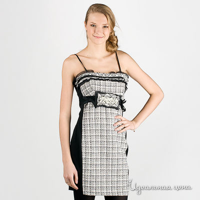 Платье Rinascimento, цвет цвет черный / белый