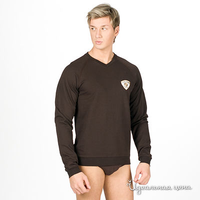 Футболка Roberto Cavalli, цвет цвет темно-коричневый