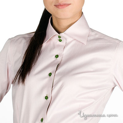 Рубашка Alonzo Corrado женская, цвет нежно-розовый