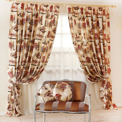 Шторы Togas, цвет цвет бежевый