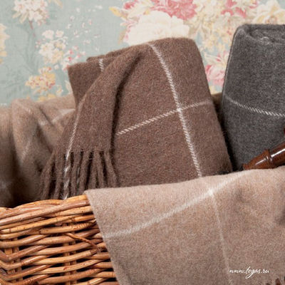 Плед Togas, цвет цвет темно-коричневый